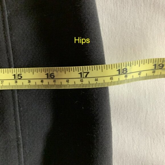 Della Spiga Dark Grey Pencil Skirt Size 4 - Picture 7 of 9